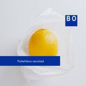 Bolsas transparentes de polietileno reciclado