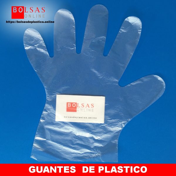 guantes de plástico