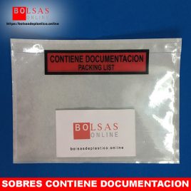 Sobres contiene documentacion