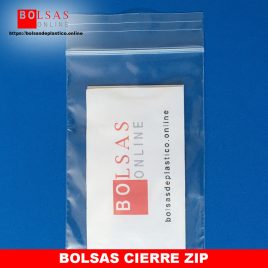 bolsas de polietileno con autocierre zip
