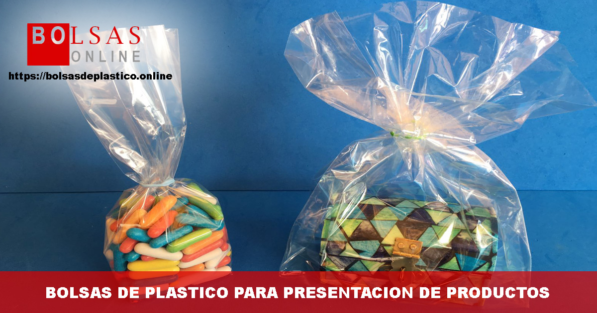 Bolsas de plástico para presentación de productos
