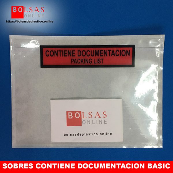 Sobres contiene documentacion basic