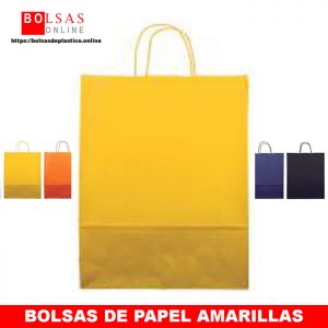 Bolsas de papel de colores para empresas