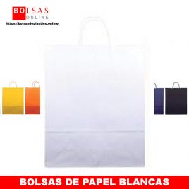 Bolsas de papel blancas