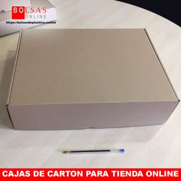Cajas de cartón para tienda online grande