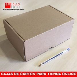 Cajas de cartón para tiendas online pequeña