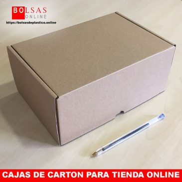 Cajas de cartón para tiendas online pequeña