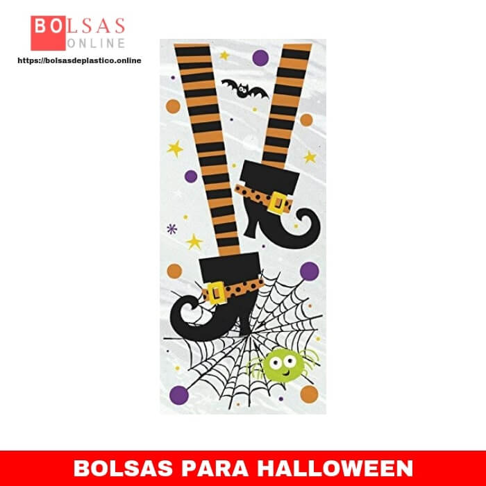 Celofán Fantasmagórica Del Fiesta De Halloween Bolsas Botas Paquete De 20  En ✔️ Bolsas Online