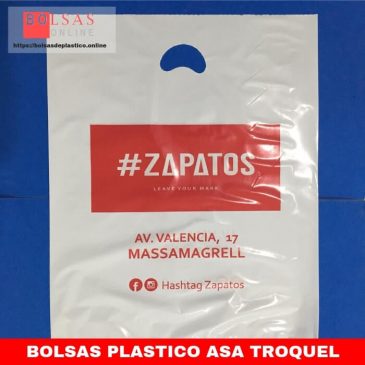 Bolsas plástico asa troquel