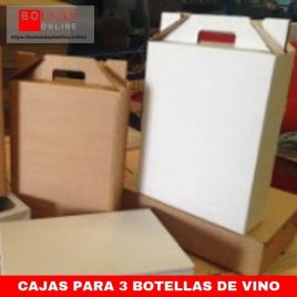 Cajas para 3 botellas de vino
