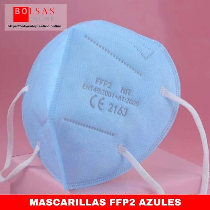 MASCARILLAS FFP2 AZULES