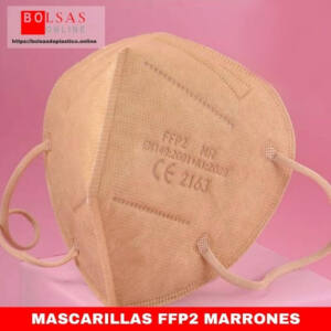 MASCARILLAS FFP2 MARRONES