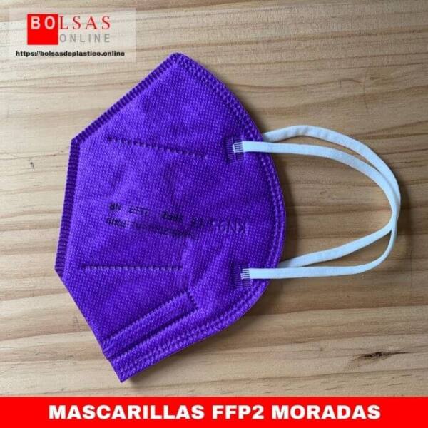 MASCARILLAS FFP2 MORADAS
