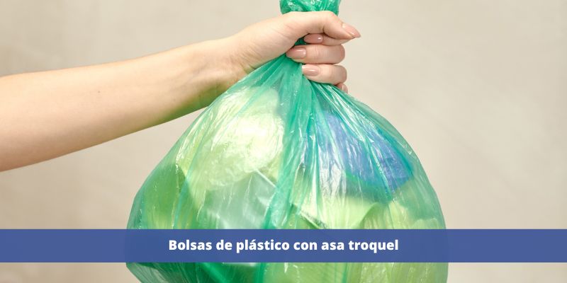 bolsas de plástico con asa troquel