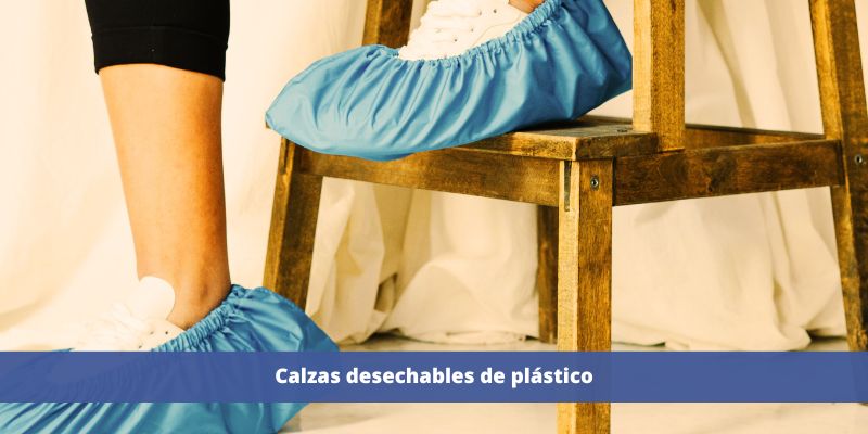 calzas desechables de plástico