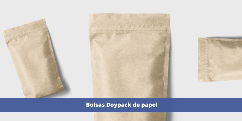 usar bolsas Doypack de papel