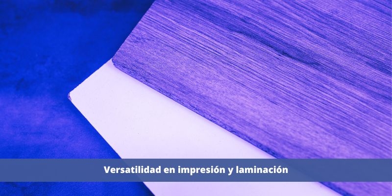 Versatilidad en impresión y laminación