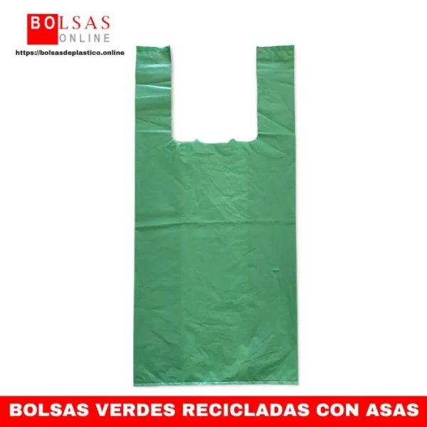 Bolsas asa camiseta 42x53 verdes