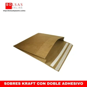 Sobres de papel kraft para envíos con doble solapa adhesiva
