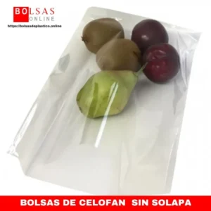 Bolsas de celofán transparentes sin cierre