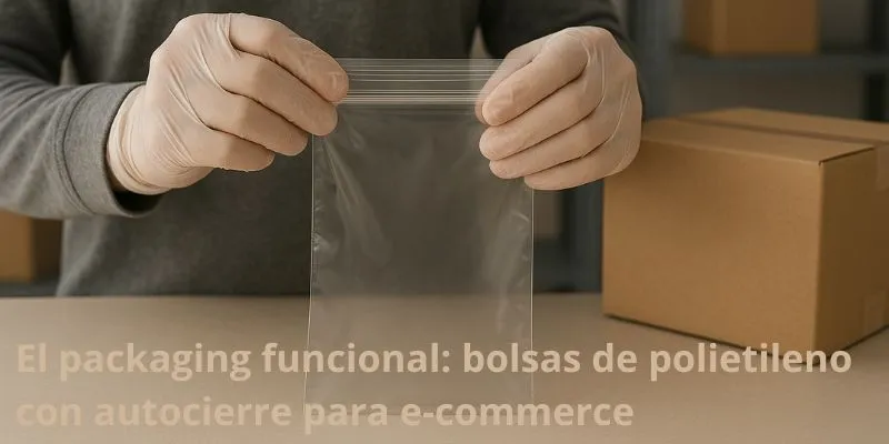 El packaging funcional: bolsas de polietileno con autocierre para e-commerce