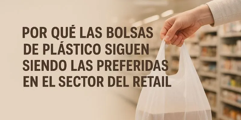 Por qué las bolsas de plástico siguen siendo las preferidas en el sector del retail