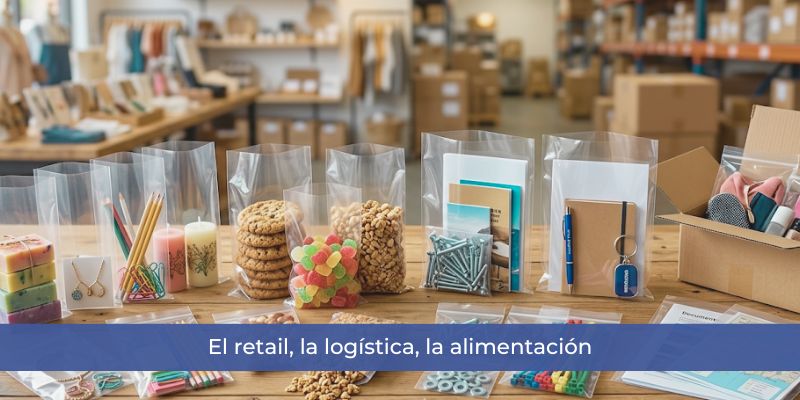 el retail, la logística, la alimentación